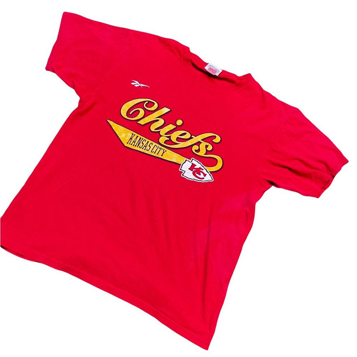 Vintage 00s Kansas City Chiefs T Shirt Football Usa Made