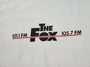 Vtg 1011 1057 Fm The Fox Kansas City Radio Station z