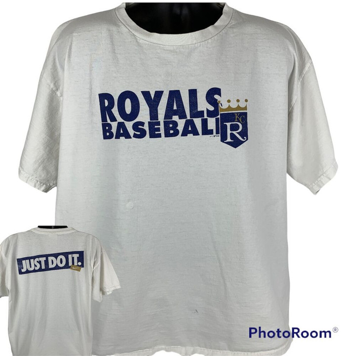 Vintage Team Just Do It Kansas City Royals T Shirt Baseball Tee