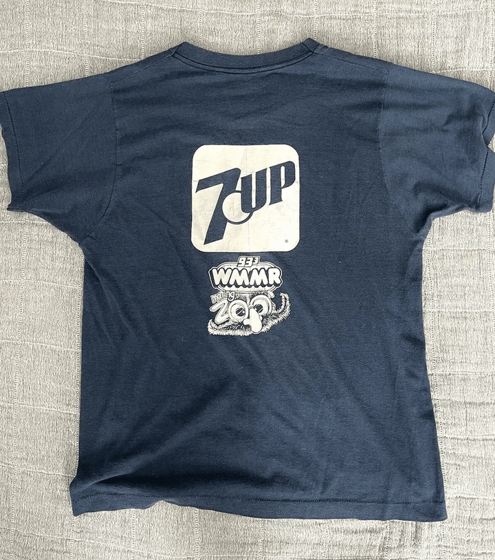Vintage T Shirt 7up 933 Wmmr Run Wild At The Zoo Road Race Philadelphia