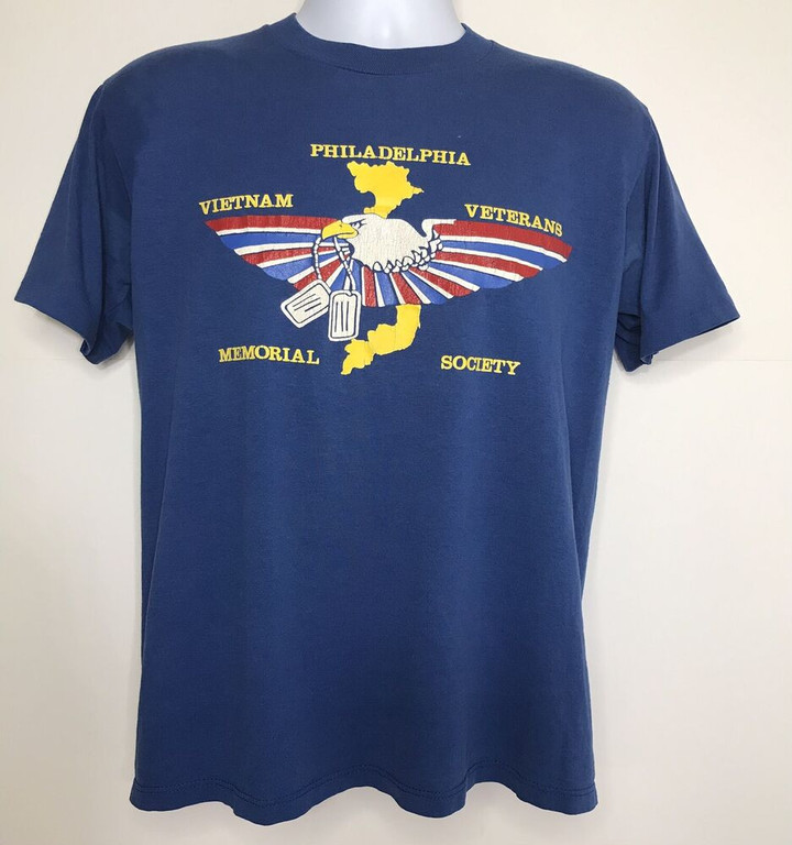 Vietnam Veterans Memorial Society Philadelphia Vintage T Shirt
