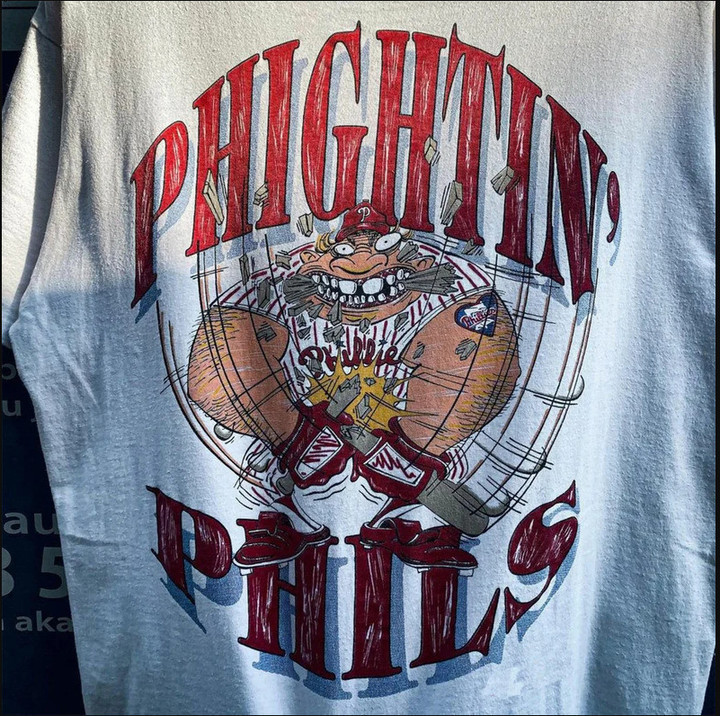 Vintage Philadelphia Phillies Shirt Fightin Phils Shirt Hl5594