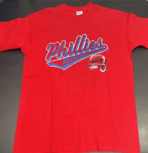Vintage 1995 Philadelphia Phillies T S Red