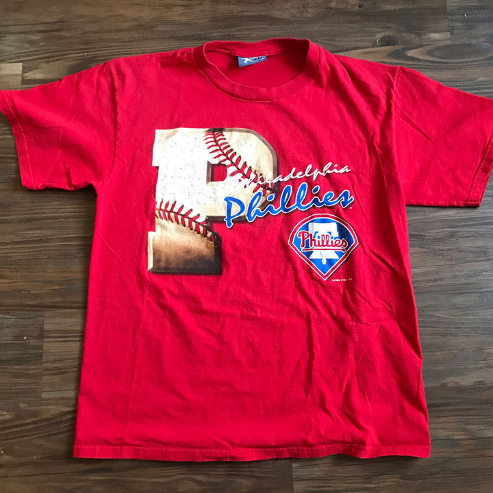 Vintage 90s Philadelphia Phillies T shirt Usa Good Condition