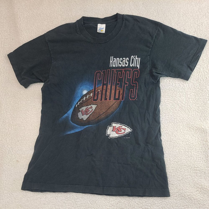 Vtg 1995 T shirt Kansas City Chiefs 90s Fan