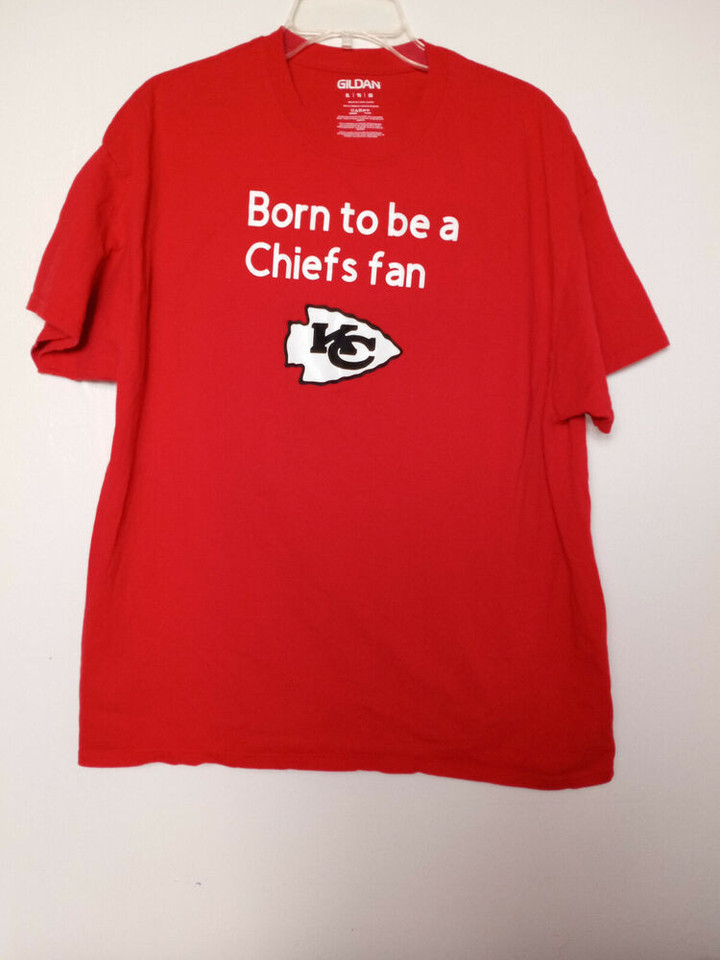 Chiefs T shirt X Born A Chiefs Fan Vintage Kansas City
