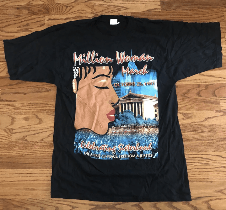 Vintage Million Woman March T Shirt 1997 Philadelphia d
