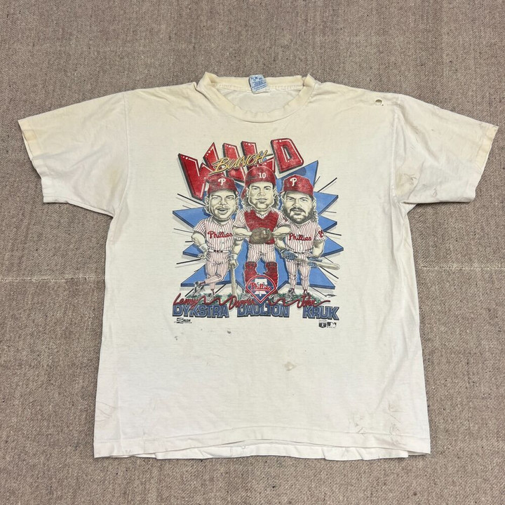 Vintage Philadelphia Phillies Charcuterie Shirt Extra 1993