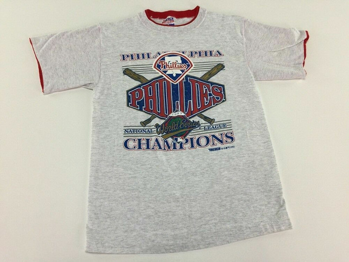 Philadelphia Phillies 1993 Nl World Series Trench T Shirt Baseball Vtg 90s