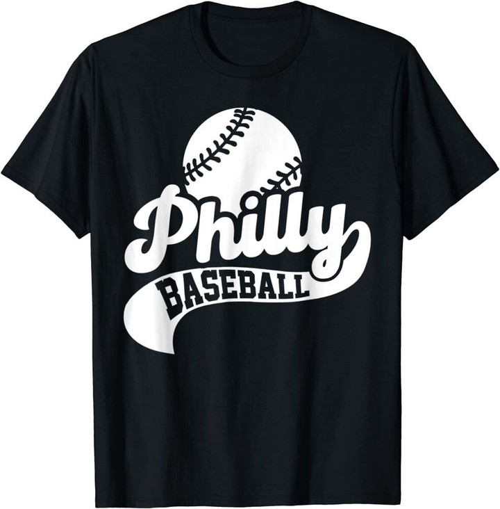Philadelphia Baseball Vintage Philly Cityscap Retro  3