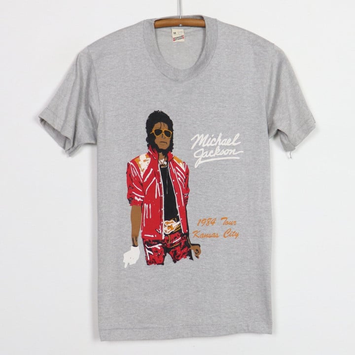 Vintage 1984 Michael Jackson Kansas City Concert Shirt