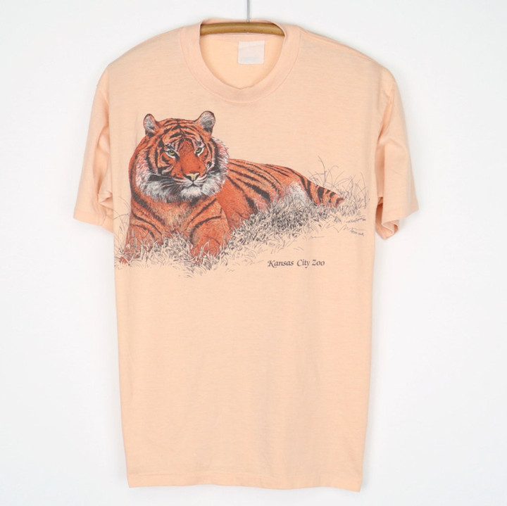Vintage 1985 Kansas City Zoo Tiger Shirt