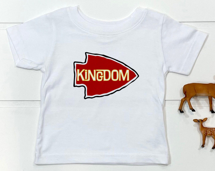 Kansas City Football T shirt  Kingdom Kc Fan Shirt  Cute Red Friday Top  Vintage Kc Football Tee