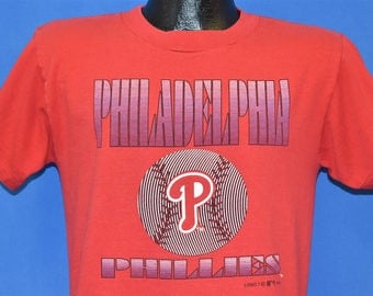 90s Philadelphia Phillies Baseball Logo T shirt 1458