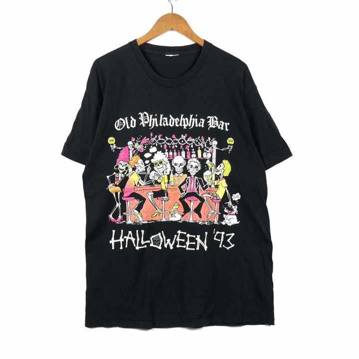 Vintage Halloween 1993 T shirt X  Old Philadelphia Bar Halloween Festival Music Festival Fashion Festival Retro Vintage