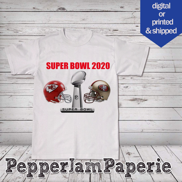 San Francisco 49ers Shirt Kansas City Chiefs Shirt Football Superbowl Family Shirts