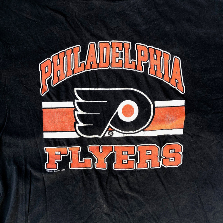 Vintage Philadelphia Flyers Sports Hockey T Shirt Black