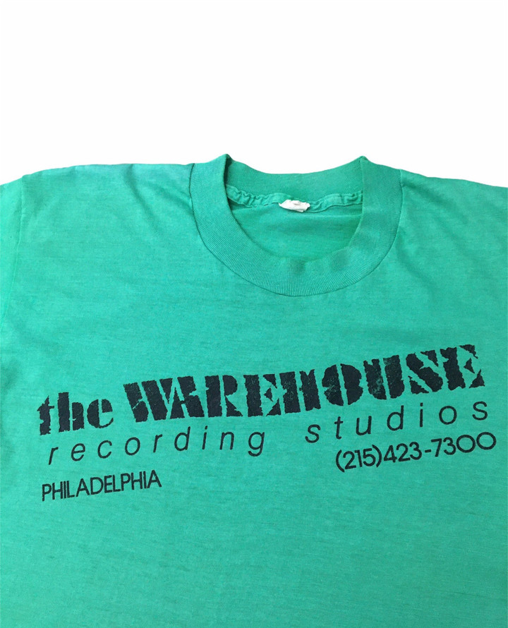 Vintage 80s The Warehouse Recording Studio Philadelphia T shirt