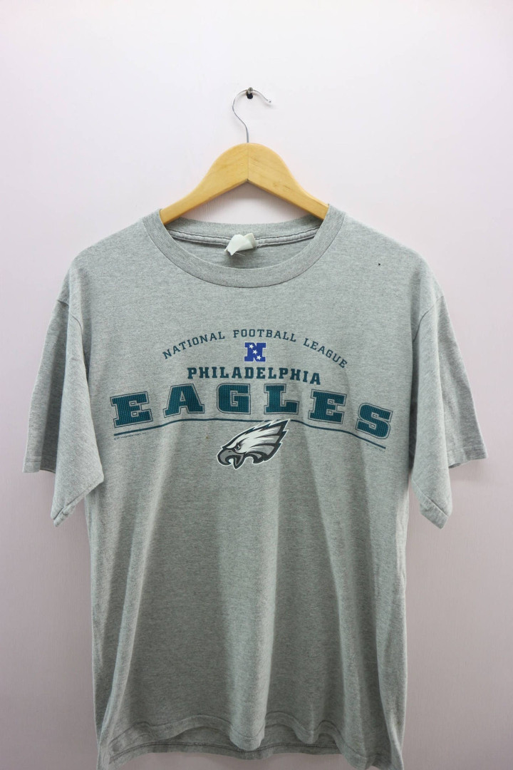 Vintage Philadelphia Eagles Lee Sport Shirt Big Spell Out National Football League Sports Wear Street Wear Round Neck Top Tee M