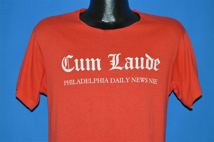 80s Cum Laude Philadelphia Daily News T shirt