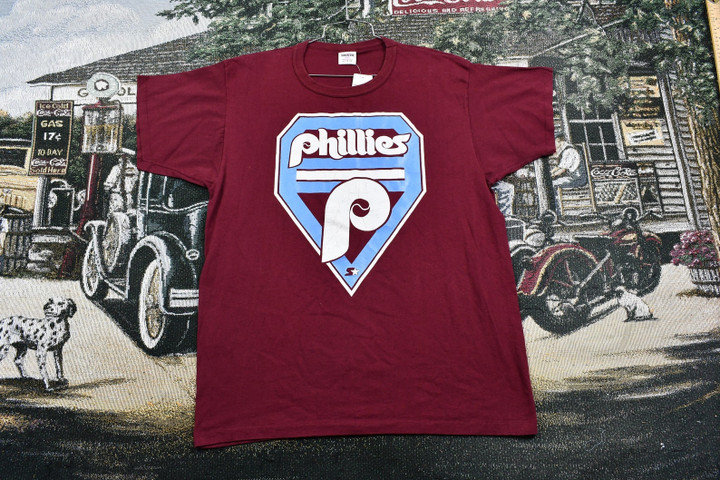 Vintage Starter Philadelphia Phillies T shirt Baseball Team Logo Graphic 80s 90s Streetwear Retro Usa