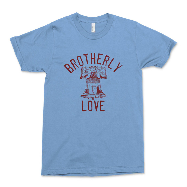 Brotherly Love Shirt   S unisex Fine Tee   All Colors And S   City Of Brotherly Love Philadelphia Pennsylvania Tshirt