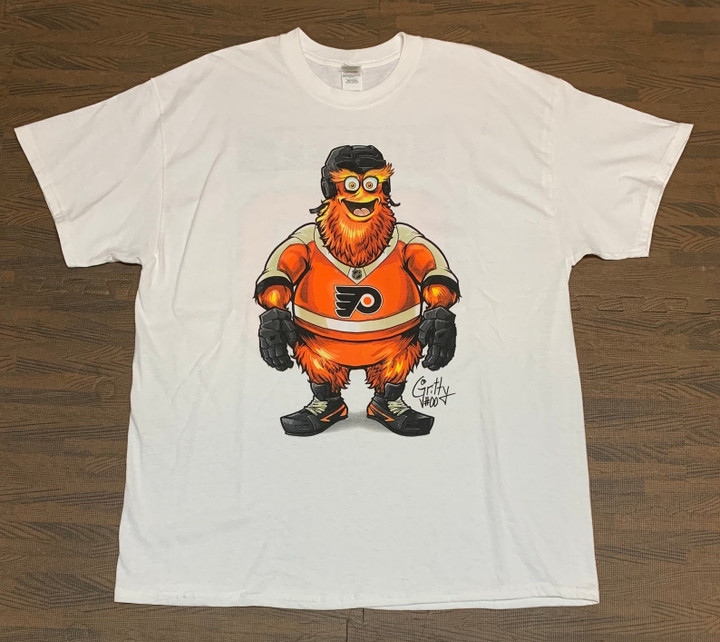 Nhl Philadelphia Flyers Mascot Gritty Graphic T Shirt S