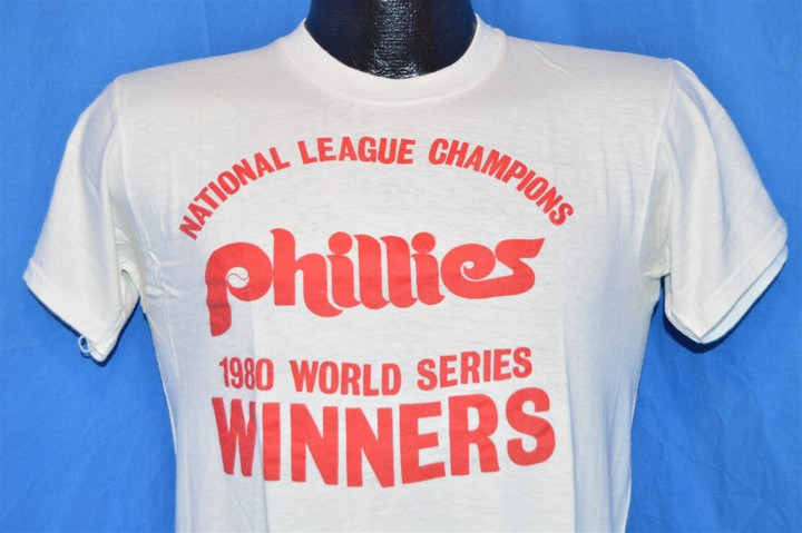 80s Philadelphia Phillies 1980 World Series Winners Vintage T shirt