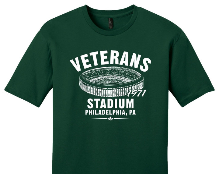 Veterans Stadium 1971 Football T   Past Home Of Your Philadelphia Eagles   Any 2 Tees For 33