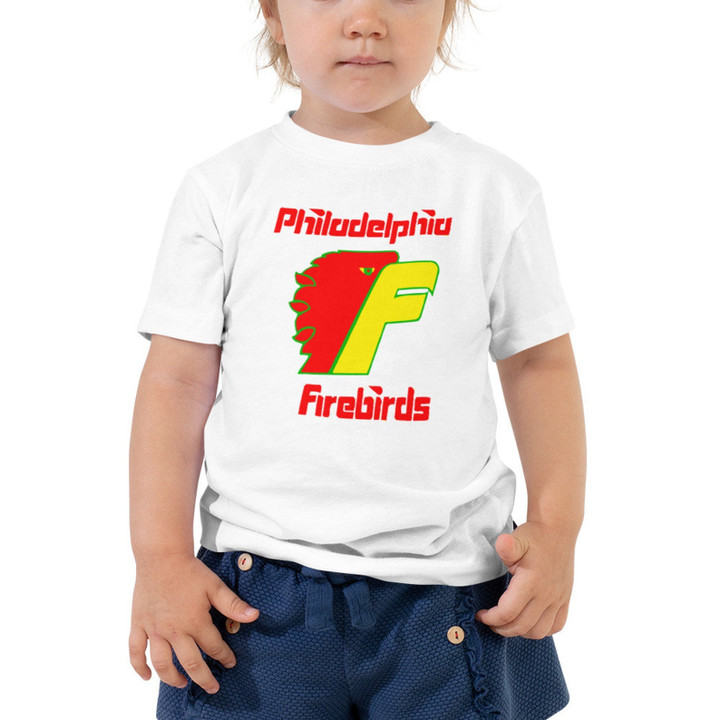 Philadelphia Firebirds Vintage Hockey Logo Short Sleeve Tee T shirt