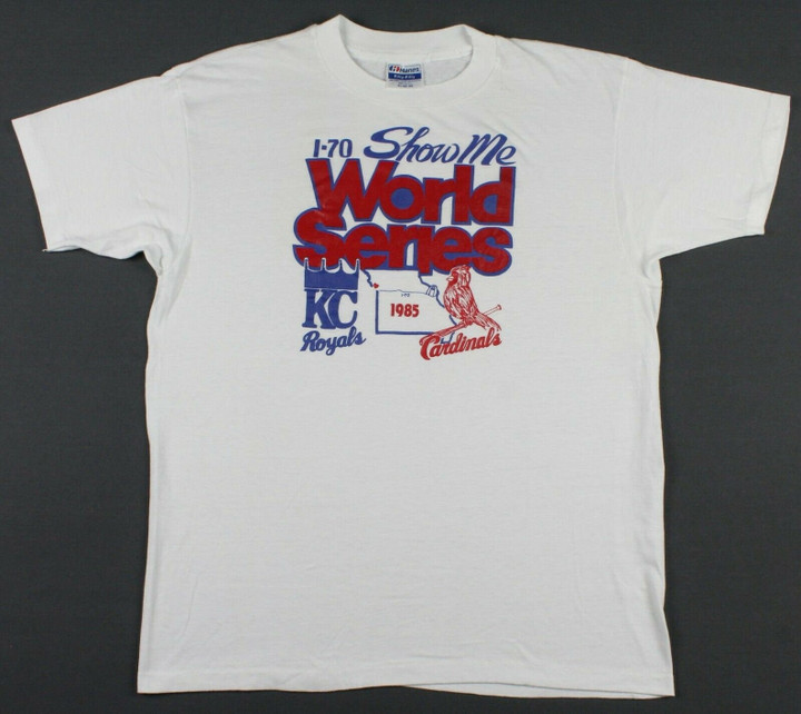 Vintage 1985 Kansas City Royals St Louis Cardinals World Series T shirt Retro Vintage Graphic T Shirt