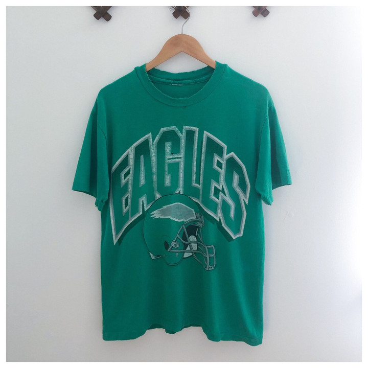 Vintage 90s Destroyed Philadelphia Eagles Graphic Tee