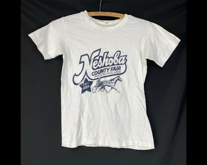 Vintage 1970s Neshoba County Fair T Shirt Xs s Philadelphia Mississippi