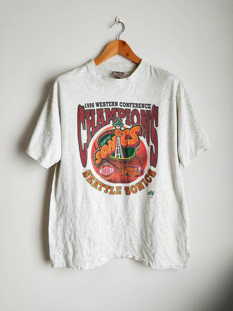 Vintage Seattle Sonics Nba Finals 90's Shirt - StanyStore
