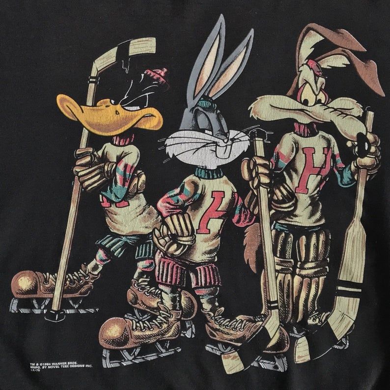 Looney Tunes X Dallas Stars Ice Hockey Vintage T-shirt - Trends Bedding