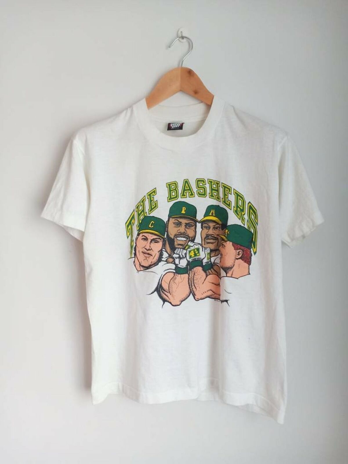 Vintage 1990 Jose Canseco Oakland A's MLB Baseball T-Shirt