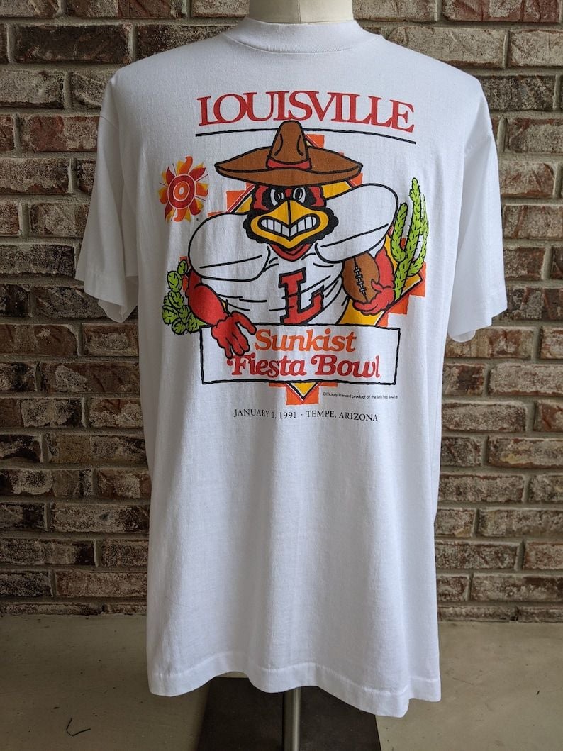 vintage Louisville Cardinals 1991 Fiesta Bowl T shirt - StanyStore