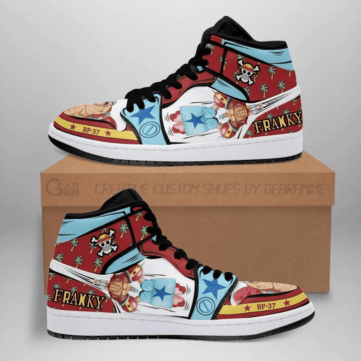 Super Franky JD1s Sneakers Custom Anime One Piece Shoes