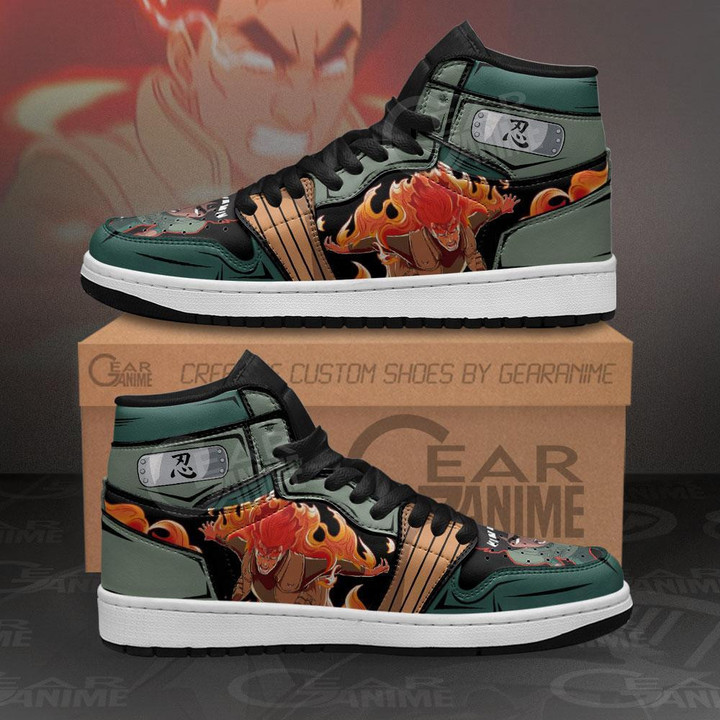 Might Guy JD1s Sneakers Power Custom Anime Shoes