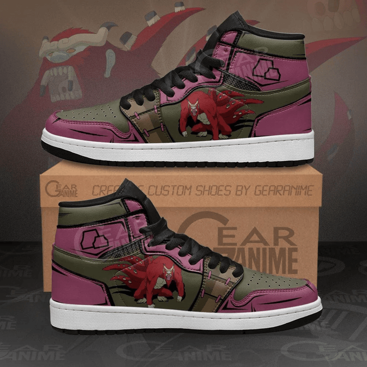 Four Tailed Best JD1s Sneakers Monkey Beast Custom Anime Shoes