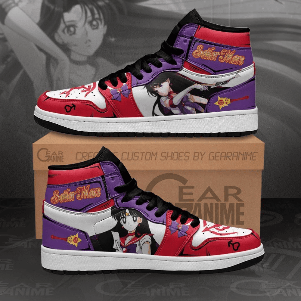 Sailor Mars JD1s Sneakers Sailor Anime Shoes MN11