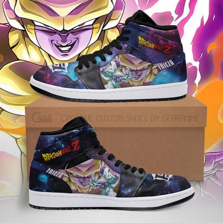 Frieza JD1s Sneakers Galaxy Custom Anime Dragon Ball Shoes