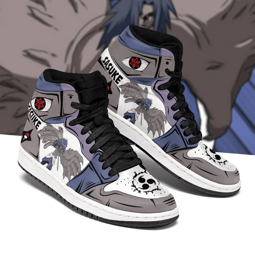 Sasuke Shoes Cursed Seal of Heaven Costume Anime JD1s Sneakers