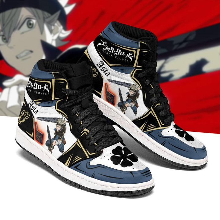 Black Bull Asta Fight JD1s Sneakers Black Clover Anime Shoes