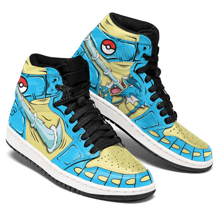 Gyarados JD1s Sneakers Custom Pokemon Anime Shoes