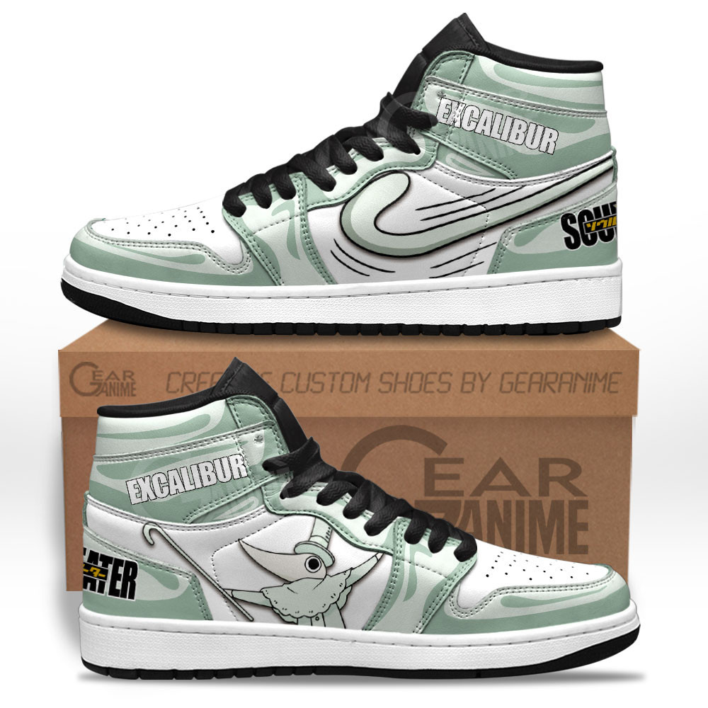 Excalibur JD1s Sneakers Soul Eater Custom Anime Shoes