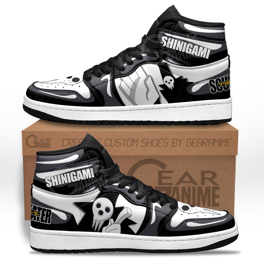 Shinigami JD1s Sneakers Soul Eater Custom Anime Shoes