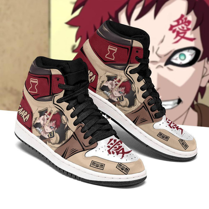 Gaara Shoes Skill Costume Boots Anime JD1s Sneakers