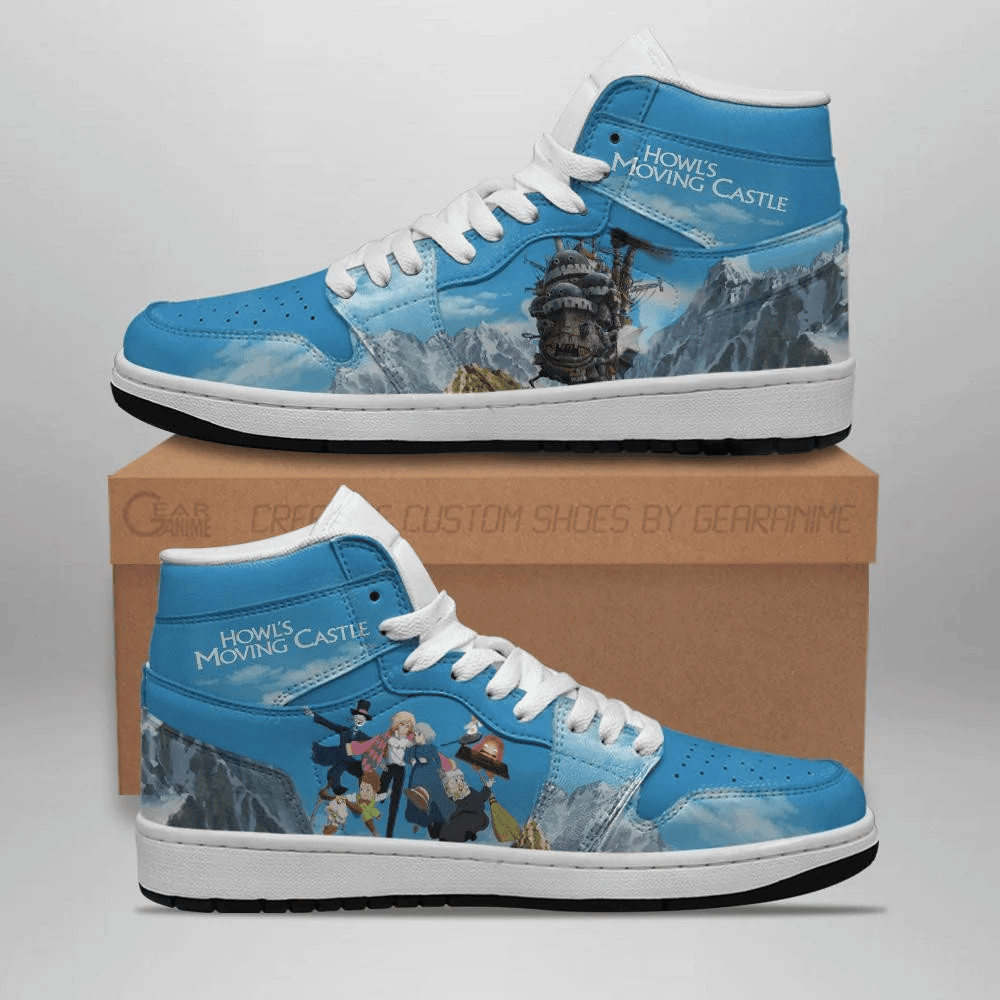 Howl's Moving Castle JD1s Sneakers Custom Anime Leather Shoes
