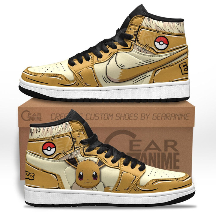 Eevee J1 Sneakers Custom Shoes For Pokemon Anime Fans
